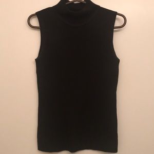 Black turtleneck sweater